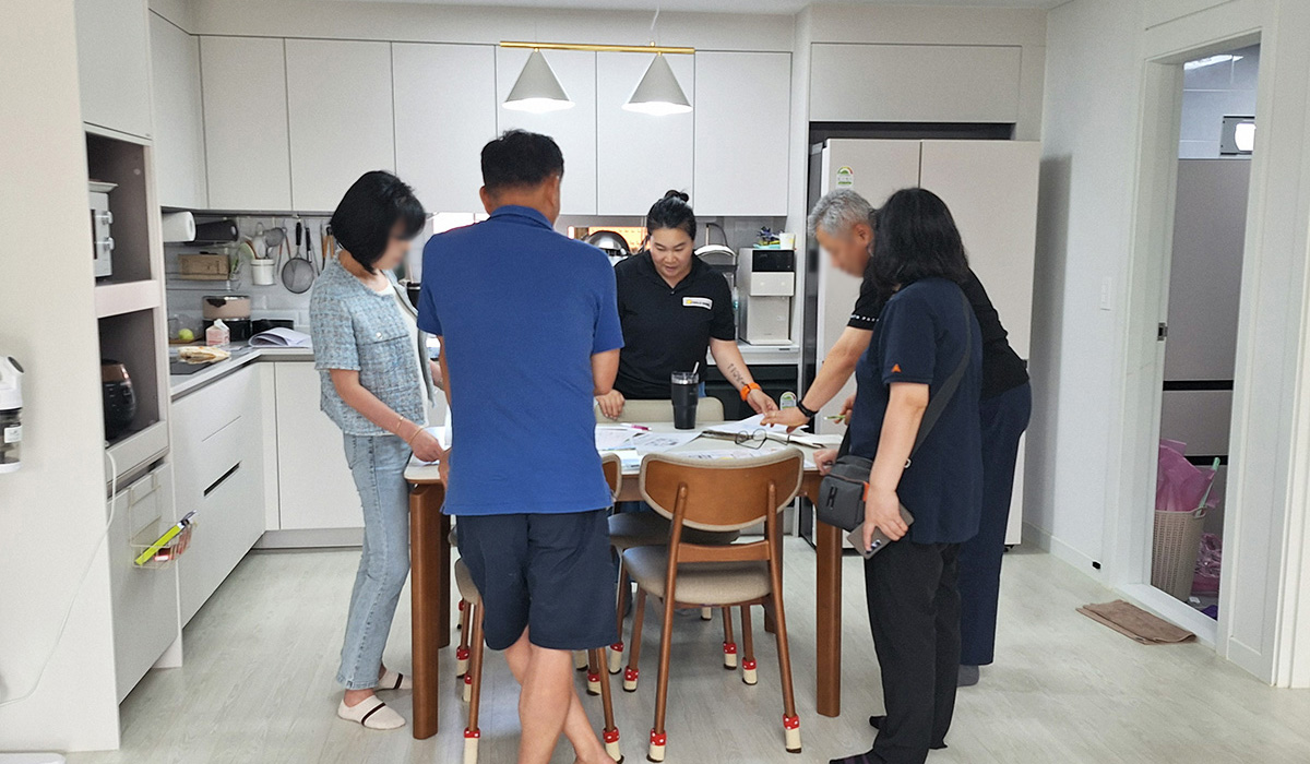 맞춤 상담 진행 전경 2